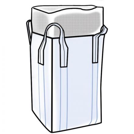 Биг Бэг 4-х стропный, 95x95x180 см., верх-юбка, дно глухое 1200 кг СПб