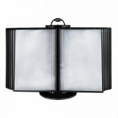 Демосистема настольная на 30 панелей, с 30 черными панелями А4, вращающаяся, STAFF, 238333 Демосистема настольная на 30 панелей, с 30 черными панелями А4, вращающаяся, STAFF, 238333