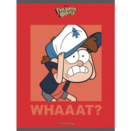 Тетрадь А5, 48 л., HATBER, скоба, клетка, обложка картон, "Гравити Фолз" (микс в спайке), 068737, 48Т5В1