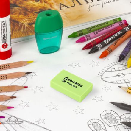 Ластики BRAUBERG PASTEL SOFT НАБОР 6 шт., размер ластика 45х25х10 мм, экологичный ПВХ, 271340 Ластики BRAUBERG PASTEL SOFT НАБОР 6 шт., размер ластика 45х25х10 мм, экологичный ПВХ, 271340