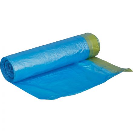 Мешки для мусора ПНД 60л 12мкм 15шт/рул синие Bioразл 60х70см Комус с завяз Мешки для мусора ПНД 60л 12мкм 15шт/рул синие Bioразл 60х70см Комус с завяз