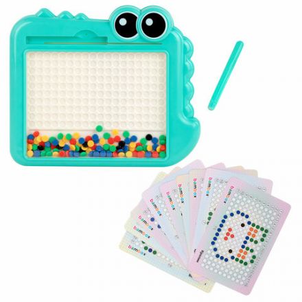 Мозаика магнитная развивающая для детей "Крокодил", стилус, 101 магнит, 10 карточек, BAMBOX (БАМБОКС), 665890 Мозаика магнитная развивающая для детей "Крокодил", стилус, 101 магнит, 10 карточек, BAMBOX (БАМБОКС), 665890