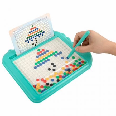 Мозаика магнитная развивающая для детей "Крокодил", стилус, 101 магнит, 10 карточек, BAMBOX (БАМБОКС), 665890 Мозаика магнитная развивающая для детей "Крокодил", стилус, 101 магнит, 10 карточек, BAMBOX (БАМБОКС), 665890