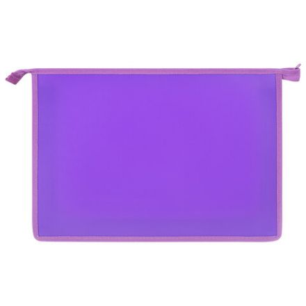 Папка для тетрадей ПИФАГОР А4, 1 отделение, картон/пластик, на молнии, "Cat friends", 272127