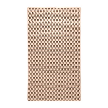 Коврик для ванны противоскользящий 66х36 см, "Мозаика", бежевый, ТПЭ, присоски, PRIMILA (ПРИМИЛА), 700387