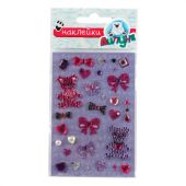 Наклейки "Хрустальные стразы", с европодвесом, ЛИПУНЯ, АССОРТИ