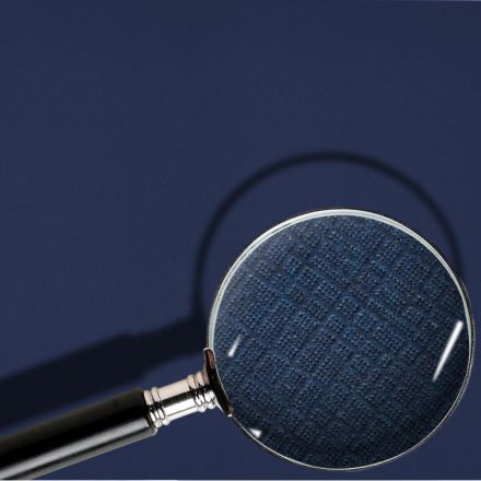 Обложки для переплета картонные Promega office A4 250 г/кв.м синие текстура лен (100 штук в упаковке)