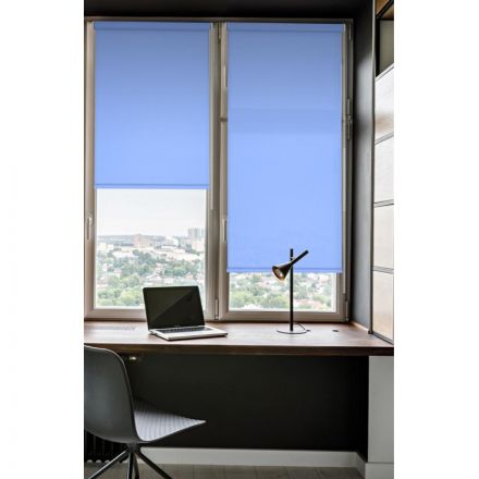 Рулонная штора SKR_ Лайт цвет небесный 60х160см,арт. 7684060160