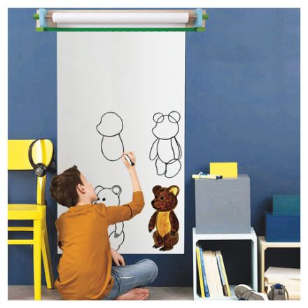 Бумага для рисования в рулоне ЮНЛАНДИЯ "РИСУЙ-ИГРАЙ-УЧИСЬ", 420 мм х 20 м, плотность 100 г/м2, 112173 Бумага для рисования в рулоне ЮНЛАНДИЯ "РИСУЙ-ИГРАЙ-УЧИСЬ", 420 мм х 20 м, плотность 100 г/м2, 112173