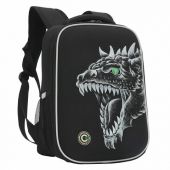 Ранец GRIZZLY анатомическая спинка, облегченный, для мальчиков, DRAGON, 37х26х16 см, RAw-497-3/1 Ранец GRIZZLY анатомическая спинка, облегченный, для мальчиков, DRAGON, 37х26х16 см, RAw-497-3/1