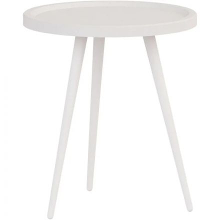 Стол журнальный KF_Комус Мебель Батл (9643027601) ст.белый тер/оп. бел