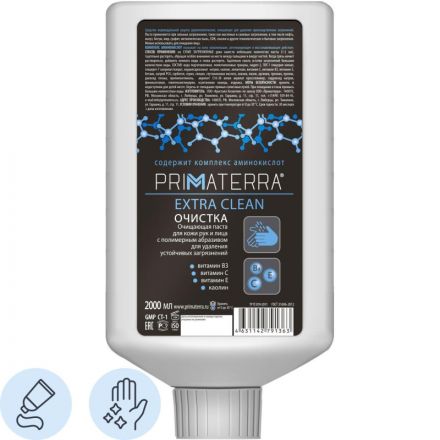 Паста очищающая Primaterra EXTRA CLEAN с полимер абраз картридж 2000 мл Паста очищающая Primaterra EXTRA CLEAN с полимер абраз картридж 2000 мл
