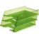 Лоток для бумаг HAN с инд.окном прозр.зеленый 1020/27