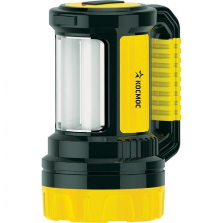 Фонарь светодиодный акк. КОСМОС KOCAc2005W_Ex 5W LED,бок.пан.10Вт,3 реж,з/у