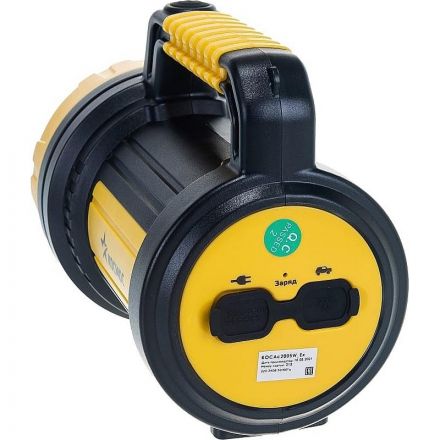 Фонарь светодиодный акк. КОСМОС KOCAc2005W_Ex 5W LED,бок.пан.10Вт,3 реж,з/у