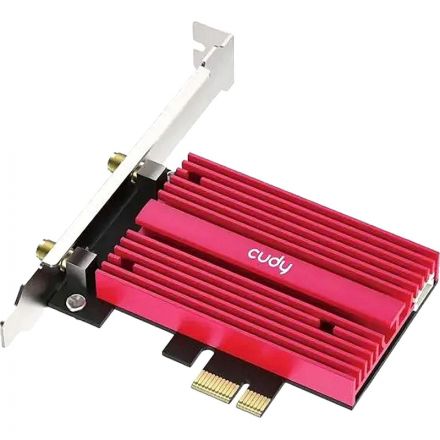 Сетевой адаптер WiFi + Bluetooth Cudy WE4000 АХ5400 PCI Express
