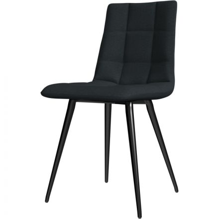 Стул Комус MERI HN BLACK (BOX-4) RU SORO-95 темно-серый/ черный