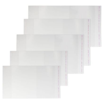 Обложки ПП для тетрадей и учебников, КЛЕЙКИЙ КРАЙ, НАБОР 40 + 2 шт. в ПОДАРОК, ПЛОТНЫЕ, 100 мкм, ПИФАГОР, 274117