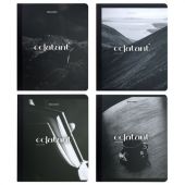 Тетрадь А5 96 л. BRAUBERG, на сшивке с корешком, клетка, обложка картон, "Simplicity", 405288