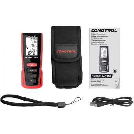 Дальномер лазерный CONDTROL  Vector 80, 1-4-099