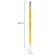 Карандаш чернографитный ЮНЛАНДИЯ, 1 шт., "Школьный", НВ, корпус желтый, с резинкой, 181588