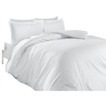 Подушка 50х70 страйп-сатин/лебяжий пух, белый Подушка 50х70 страйп-сатин/лебяжий пух, белый