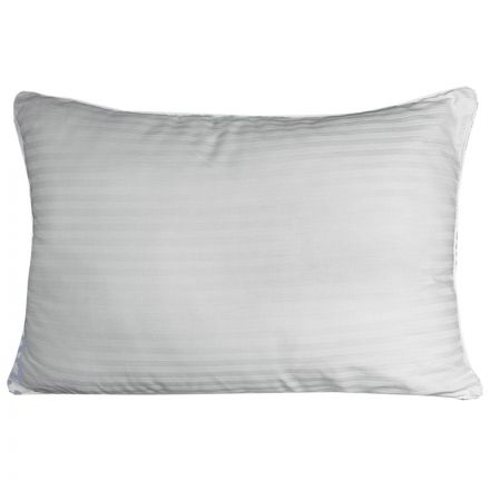 Подушка 50х70 страйп-сатин/лебяжий пух, белый Подушка 50х70 страйп-сатин/лебяжий пух, белый