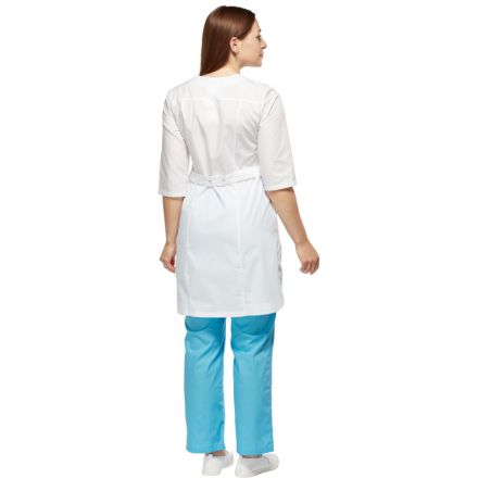 Халат для медицинского персонала жен. М20 ХЛ белый(р.60-62) 170-176