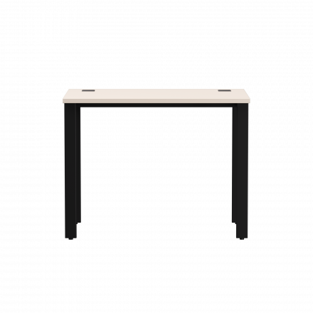 Стол прямой Everprof EVO на металлокаркасе 980х670х755 мм Кашемир/Черный