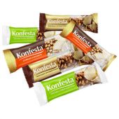 Конфеты KONFESTA ассорти (соленая карамель, шоколадно-ореховая, орехово-сливочная), 1100 г