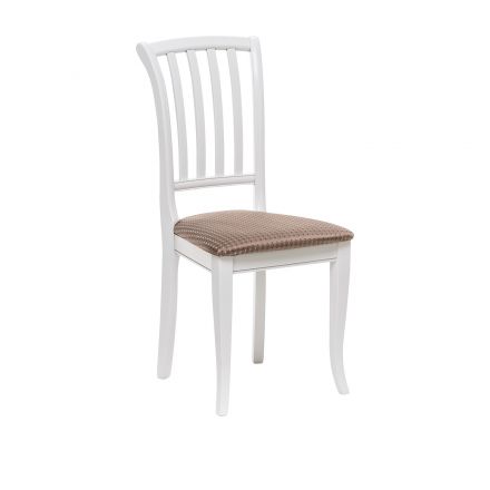 Стул Leset Остин, Белый, Flora, Ткань Жаккард