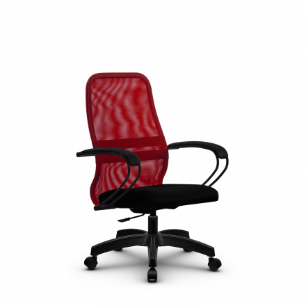 Кресло Метта SU-CP-8P красное/черное Pl