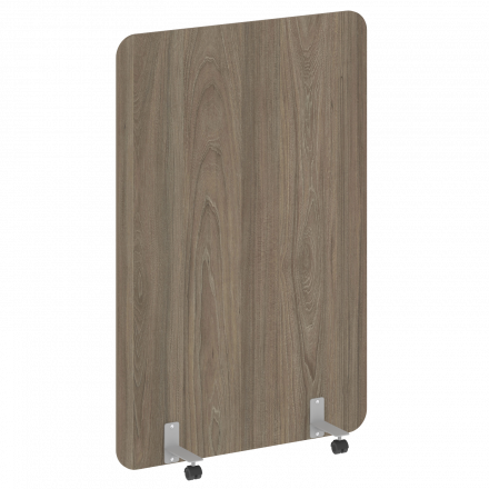 R-line Перегородка на металлических опорах, на роликах DP.R-120-180 Вяз/Серый металл 1200*18*1800