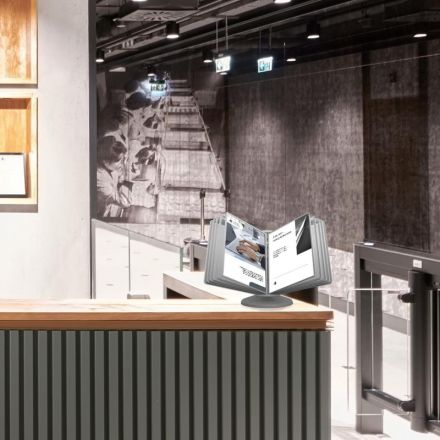 Демосистема настольная Promega office А4, 10 панелей, серый Демосистема настольная Promega office А4, 10 панелей, серый