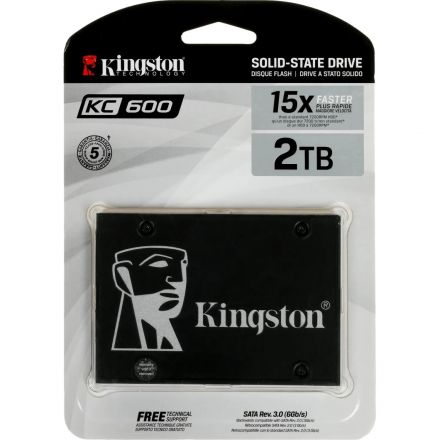 SSD накопитель Kingston KC600, 2Tb, 2.5 SATA (SKC600/2048G) SSD накопитель Kingston KC600, 2Tb, 2.5 SATA (SKC600/2048G)