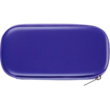 Пенал 3D Dino princess 1 секционный, фиолетовый