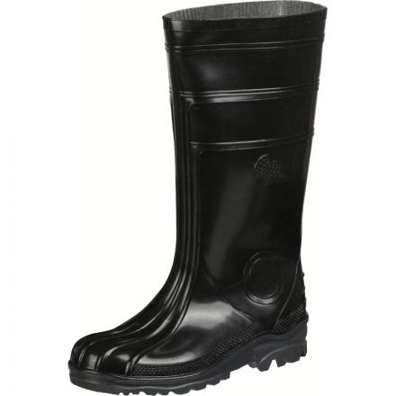 Сапоги мужские цв.черный мод. 155 (р.41) ПВХ с мет. подноском