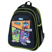 Ранец Först F-BASE "Shark party" 36*29*17см, 3 отделения, 2 кармана, анатомическая спинка Ранец Först F-BASE "Shark party" 36*29*17см, 3 отделения, 2 кармана, анатомическая спинка