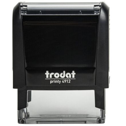 Оснастка для штампа, размер оттиска 47х18 мм, синий, TRODAT 4912 P4, подушка в комплекте, 52877 Оснастка для штампа, размер оттиска 47х18 мм, синий, TRODAT 4912 P4, подушка в комплекте, 52877