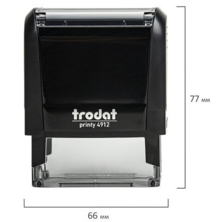 Оснастка для штампа, размер оттиска 47х18 мм, синий, TRODAT 4912 P4, подушка в комплекте, 52877 Оснастка для штампа, размер оттиска 47х18 мм, синий, TRODAT 4912 P4, подушка в комплекте, 52877