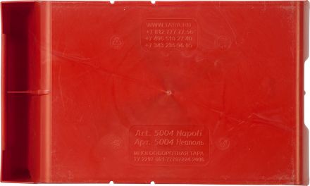 Ящик Napoli 400х230х200 PP, черный антистатичный