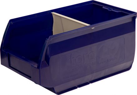 Ящик Napoli 400х230х200 PP, черный антистатичный