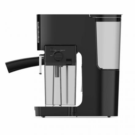 Кофеварка рожковая BQ (БИ-КЬЮ) CM9002, 1450 Вт, объем 1,4 л, 19 бар, автоматический капучинатор, черная, 86200350