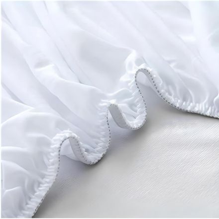 Наматрасник 140х200,махра, водонепроницаемый,чехольный, белый