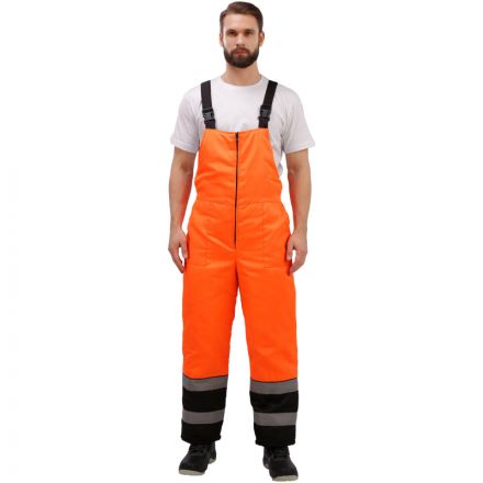 Костюм рабочий зимний муж. зд01-КПК оранж./черн. (р.56-58) 170-176