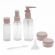 Дорожный набор флаконов в косметичке, 5 флаконов (80 мл / 50 мл / 30 мл / 2х10 мл), DASWERK (ДАСВЕРК), 609299