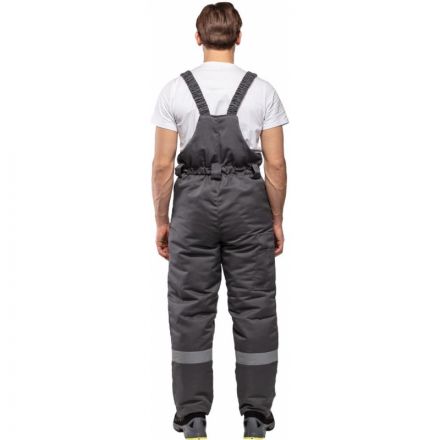 Костюм рабочий зимний муж з43-КПК сер/черн р.64-66/170-176 (серия З)