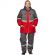 Костюм рабочий зимний женский з43-КПК сер/красн (р.52-54) 170-176 (серия З)