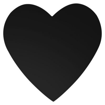 Холсты на магните в форме сердца НАБОР 4 шт., 7,5 см, 280 г/м2, 100% хлопок, BRAUBERG ART CLASSIC, 192334