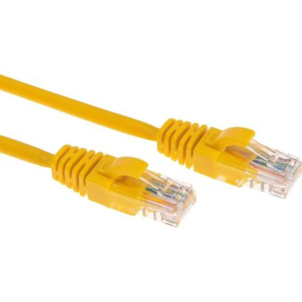 Патч-корд REXANT (02-0105-105) U/UTP, CAT 5e, 26AWG, LSZH, желтый, 1,5м
